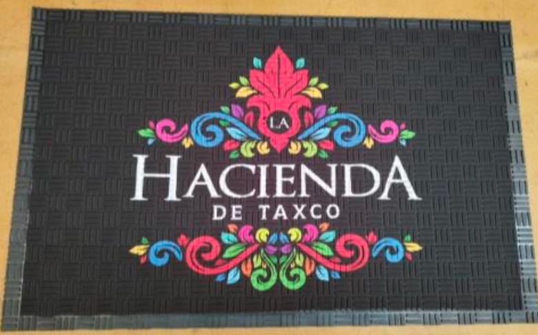 Tapete Publicitario de OBLONGOS con base de hule